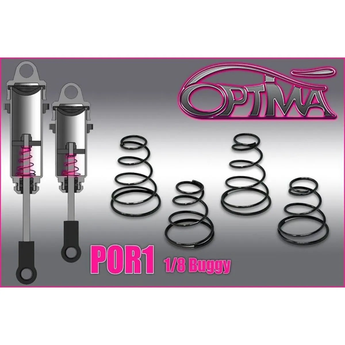 Internal Shock Spring 1:8 (4pcs)
