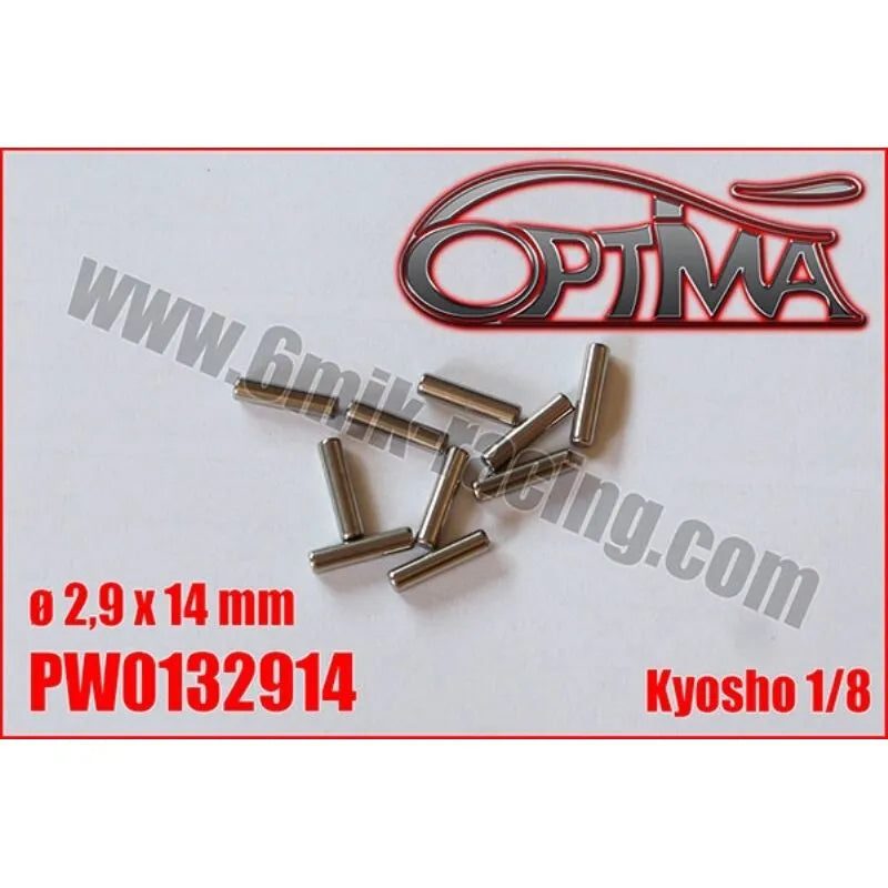 Pin for shaft replacement - 2,9 x 14mm (10) Kyosho 1/8
