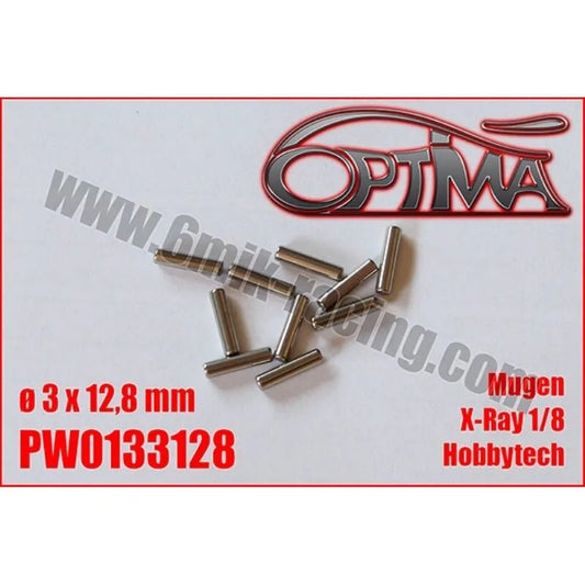 Pin for shaft replacement - 3 x 12,8mm (10) Xray/MBX