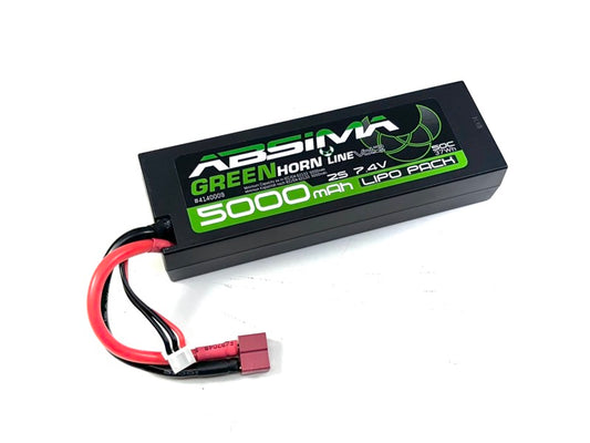 Greenhorn V2 LiPo 7.4V-50C 5000 Hardcase (T-Plug)