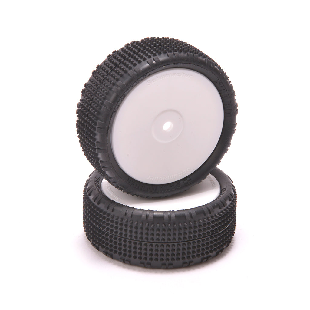 Shard 1/10 4wd Front tyres (yellow pre-glued)