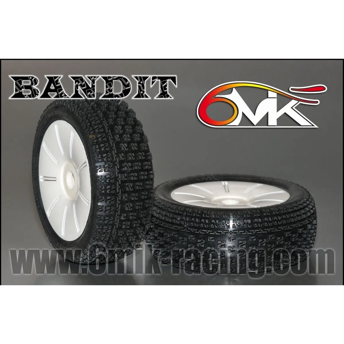 Bandit  Tyres glued on rims - 9/22 compound (pair)
