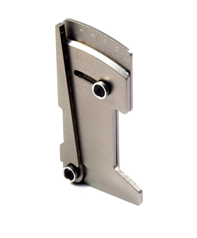 Alu. Camber Gauge, sliver