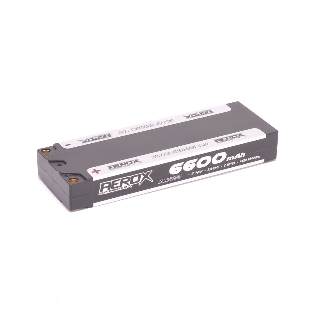 AEROX ELITE LiPo 6600mAh Stick 7.4v 130C 19.5mm
