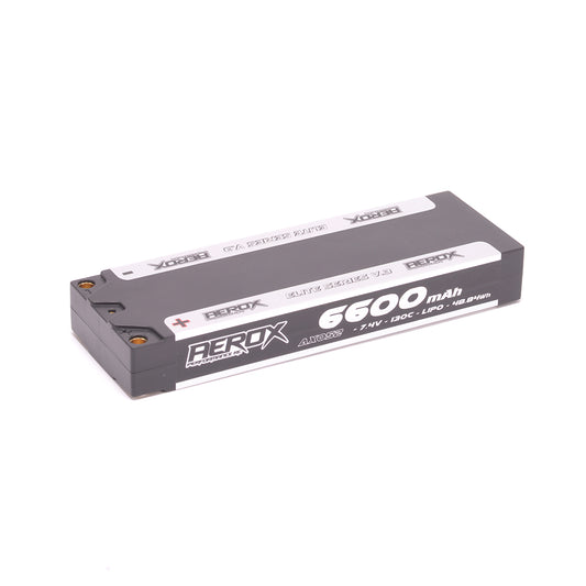AEROX ELITE LiPo 6600mAh Stick 7.4v 130C 19.5mm