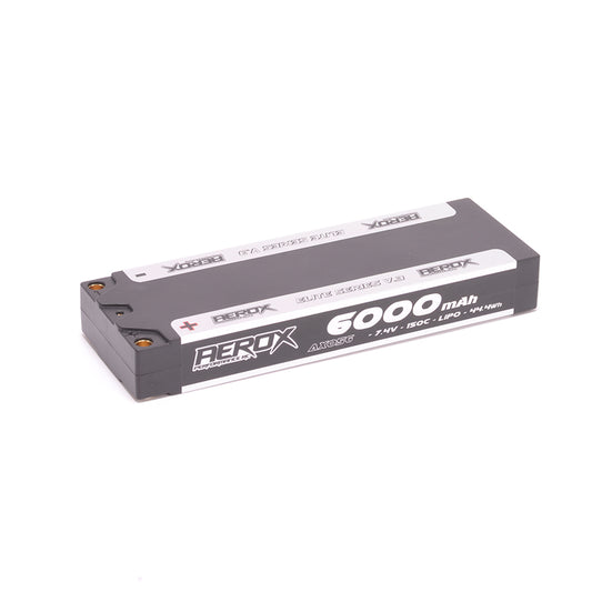 AEROX ELITE LiPo 6000mAh Stick 7.4v 150C 19.5mm