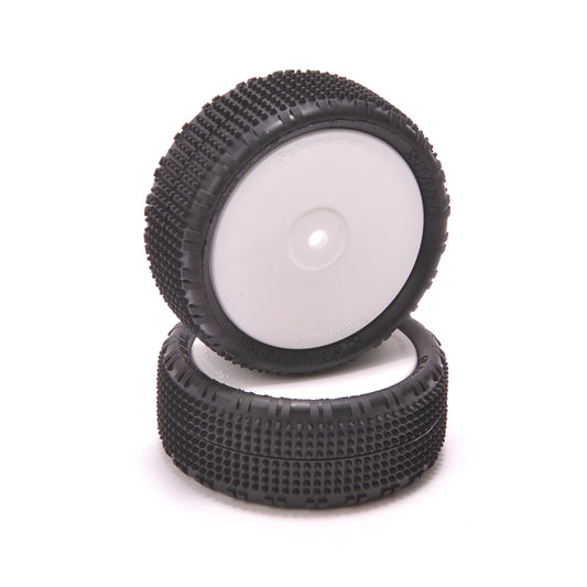 Shard 1/10 4wd Front tyres (yellow pre-glued)