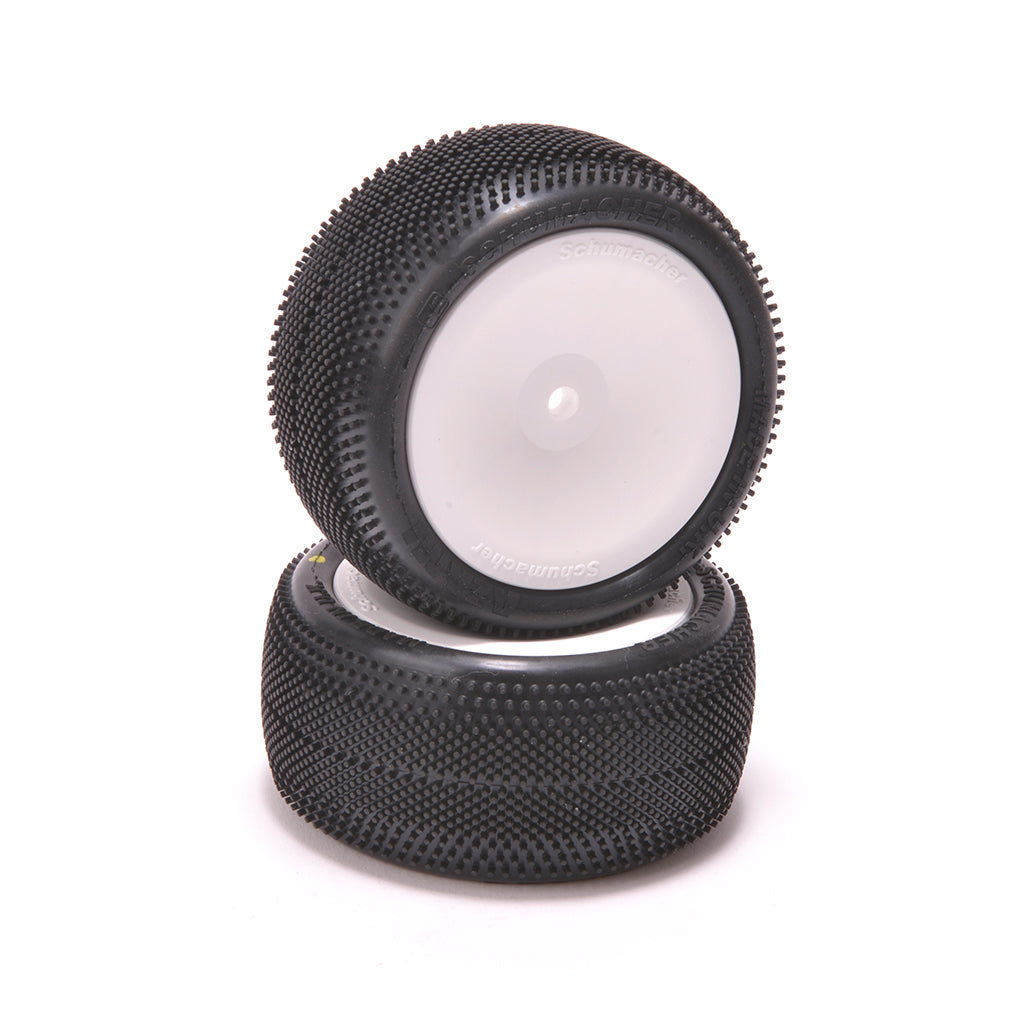 Azami 1/10 rear tyres (yellow pre-glued)